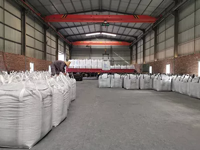 Micro silica powder warehouse