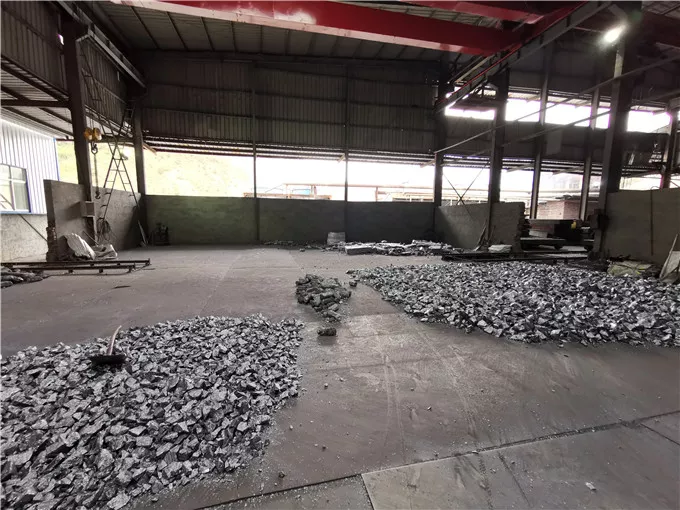Industrial silicon finishing shop